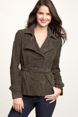 2 GAP Suede Trench Coat
