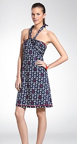 5 Tommy Hilfiger Anchor Printed Halter Dress