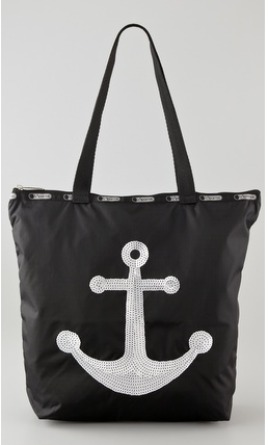 7 LeSportSac Sequin Anchor Medium Shopper