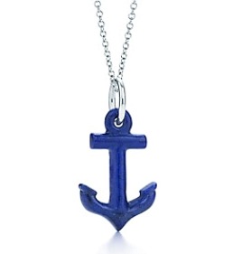 8 Tiffany & Co. Anchor Charm on Silver Chain