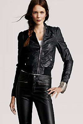 h&m leather