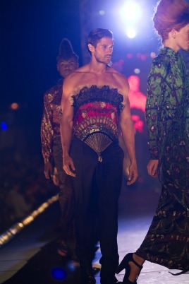 *montreal fashion and design fan man gaultier