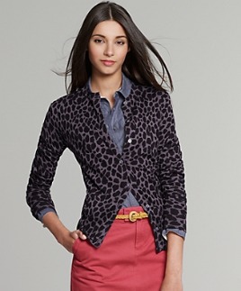 3 Tommy Hilfiger Animal Print Classic Cardigan