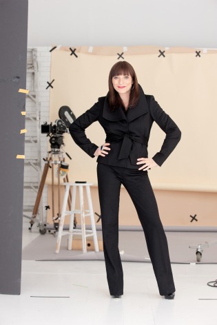 EDITPonte belted jacket & wide leg pant