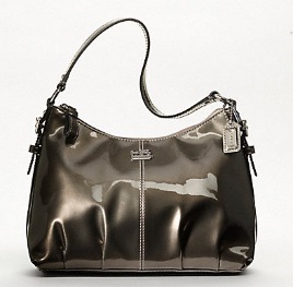 3 Coach Madison Patent Top Handle Pouch