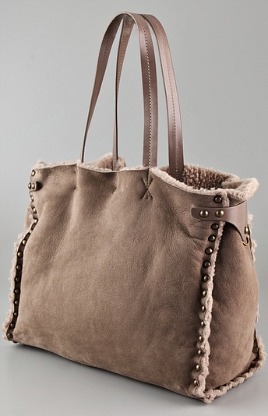 5 Ash Odette Shearling Tote