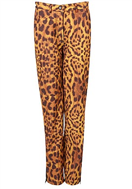 2 Topshop Leopard pants