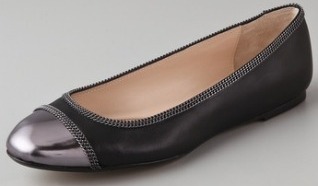 1. KORS Michael Kors Otley Cap Toe Flats
