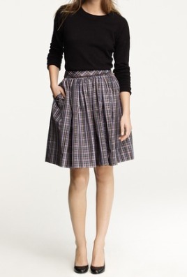 6 J. Crew Swish Skirt in Plaid