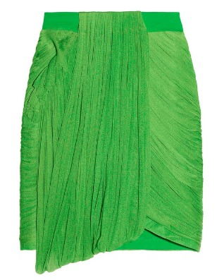 7 Willow Draped Silk-Tulle Skirt