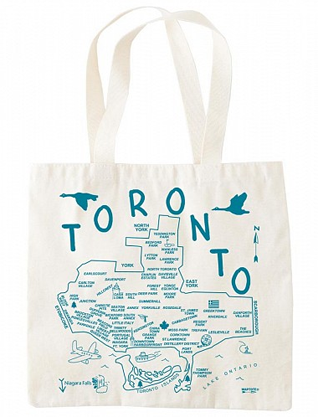 Maptotes Toronto TOTE BAG