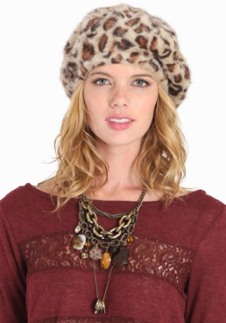 fuzzy beret
