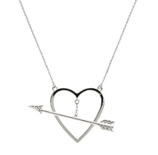 1. Juicy Couture Heart & Arrow Pendant