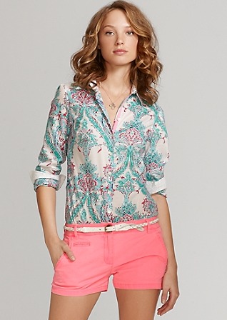 2. Tommy Hilfiger Paisley Print Button Front Shirt