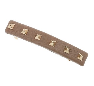 4. Valentino Studded Leather Hairclip