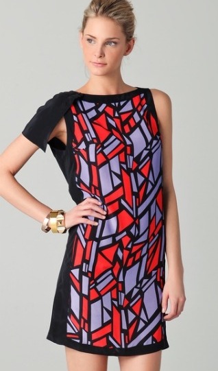 5. Robert Rodriguez Stained Glass Dress