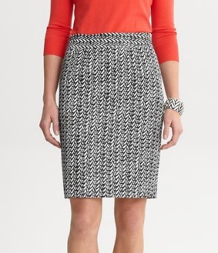 6. Banana Republic Print Pencil Skirt