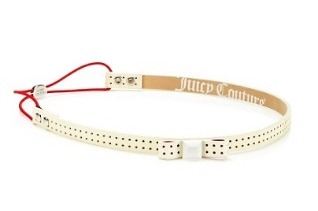 6. Juicy Couture Perforated Leather Headband