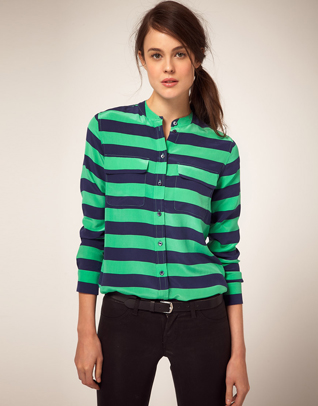 ASOS STRIPE BLOUSE