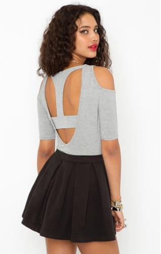 NastyGal cut out tee