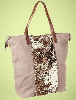 5. Gap Sequin Stripe Tote