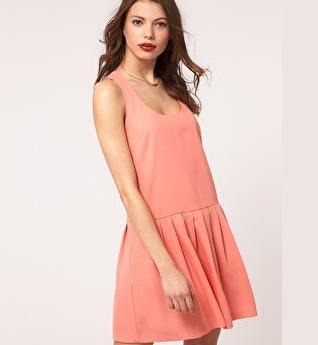 ASOS pink dress