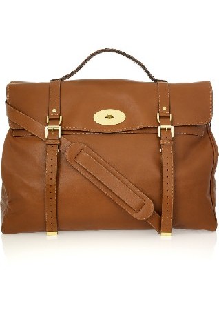 Mulberry Leather Travel Bag