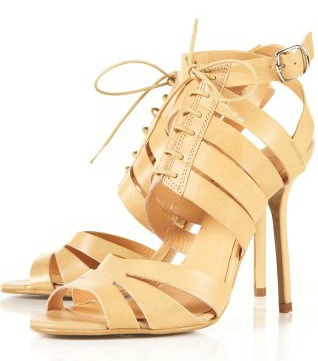 TopShop Riot Lace Cut Out Sandal