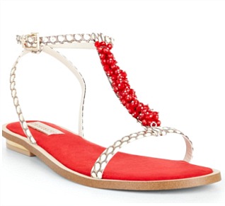 2. BCBG Alejandro T-Strap Sandal