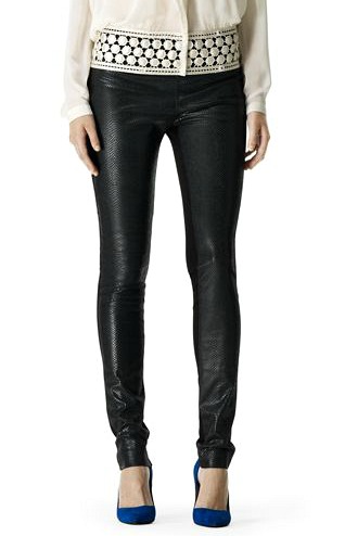 1. Club Monaco Tasha Snakeskin Legging