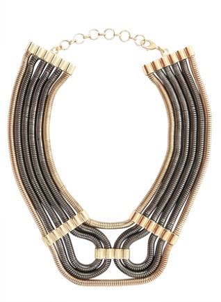 2. BCBG Modern Snake Chain Necklace