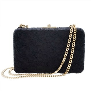 6. J.Crew Floral Lace Clutch