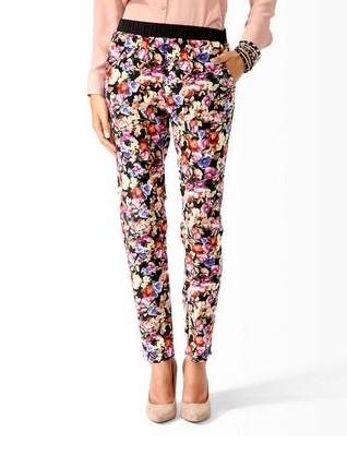 F21 Floral Pants