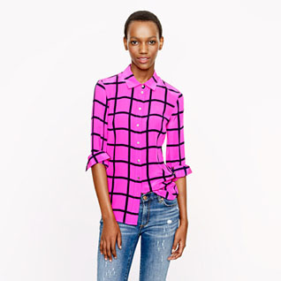 J Crew Windowpane Shirt