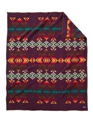 PendletonWoolenMills Jerome Blanket Maroon