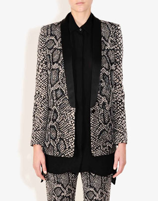 Sandro Snakeskin Suit