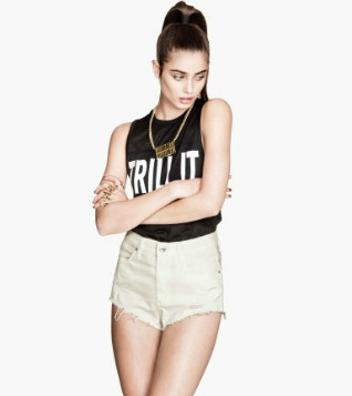 2 H&M short shorts