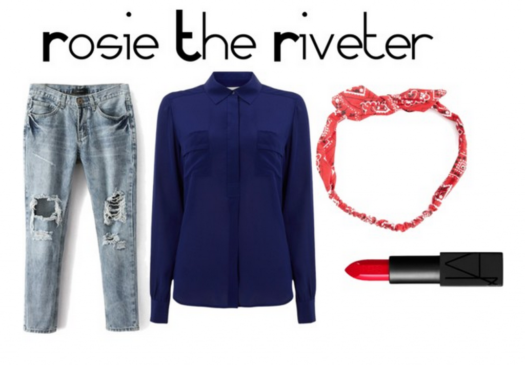 Halloween Fashion - Rosie the Riveter Halloween Fashion - Rosie the Riveter