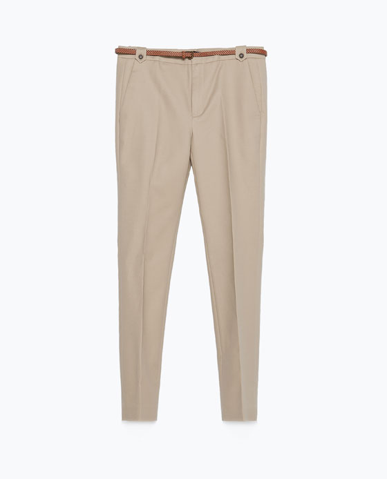 2. Zara Double Fabric Trousers