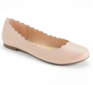 3. Lauren Conrad Scalloped Ballet Flats
