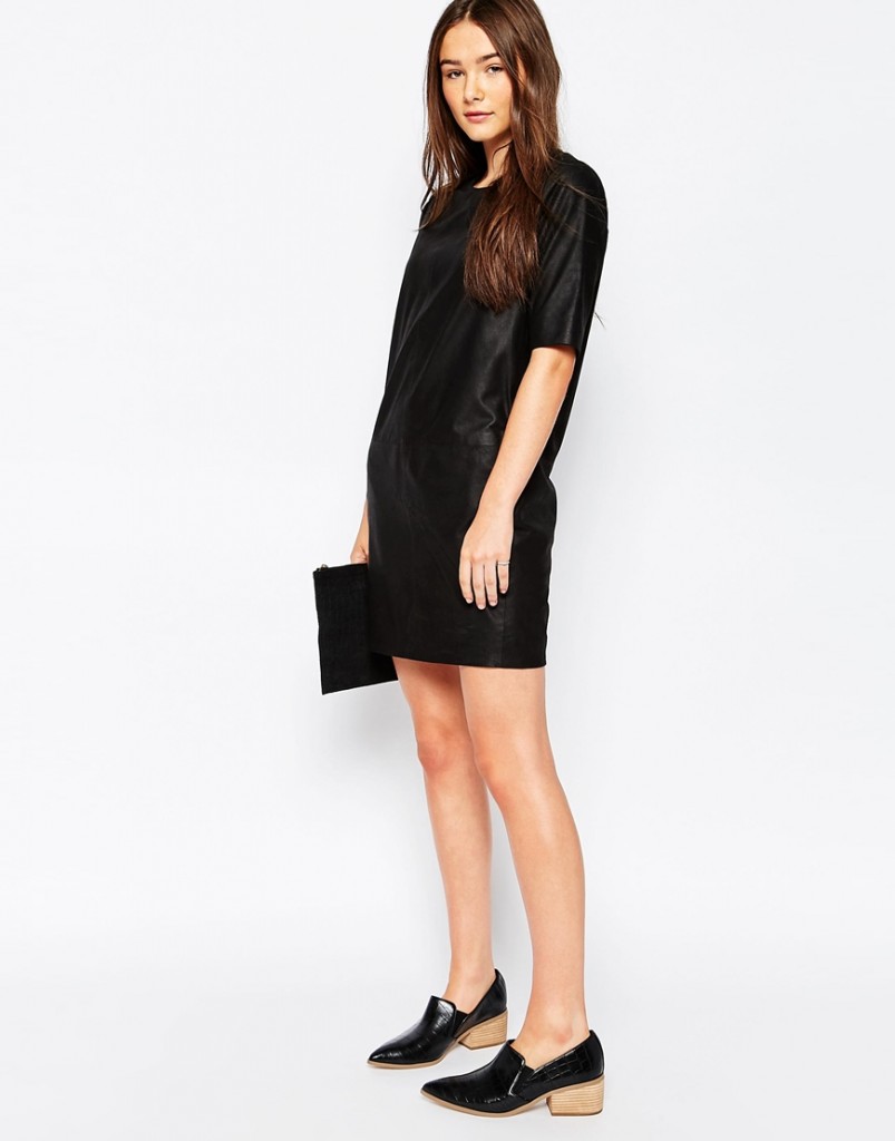 6. Asos Muubaa Montesson Leather Dress