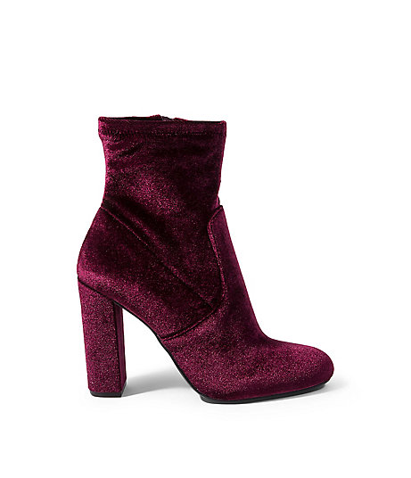 1. Velvet Booties