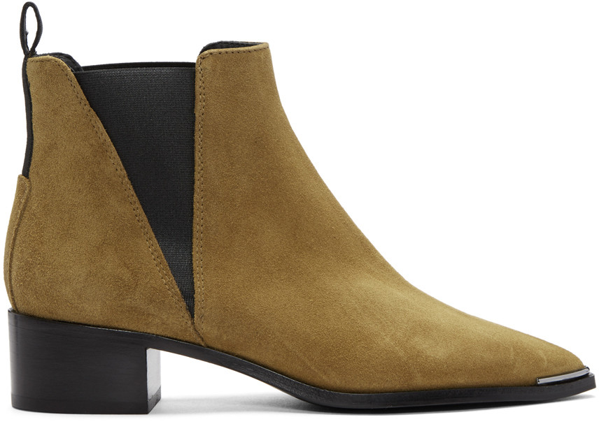 3. Tan Suede Boots