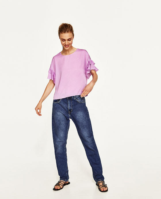 4. Pink short sleeve