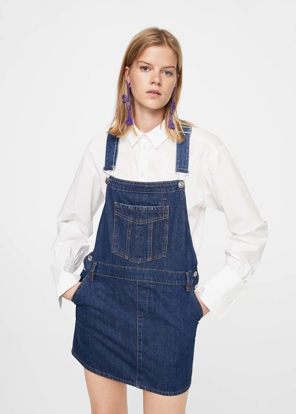 2. denim overall mango