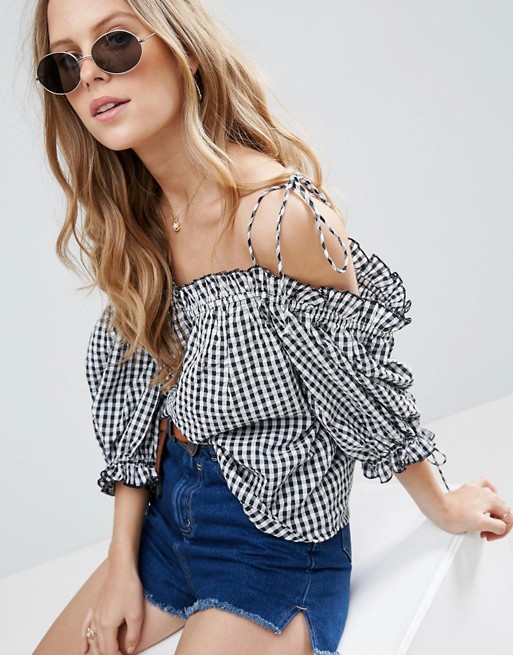 4. Gingham top