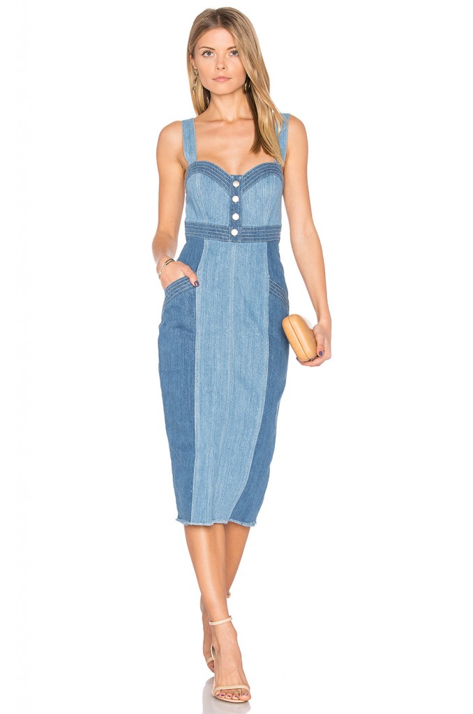 6. Denim Evening Dress
