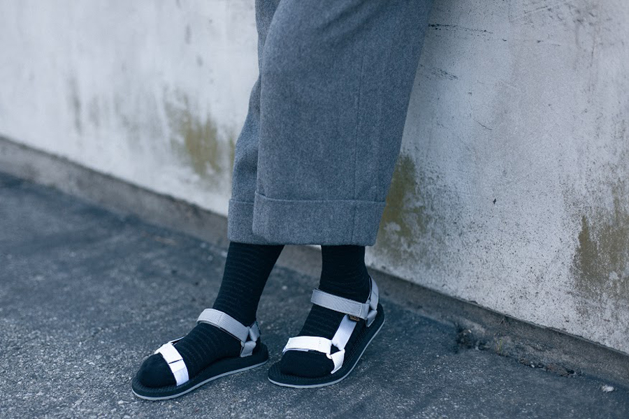 7. Teva socks with sandals
