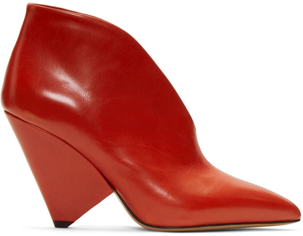 STNF_Red Boots_Isabel Marant Red Adenn Boots