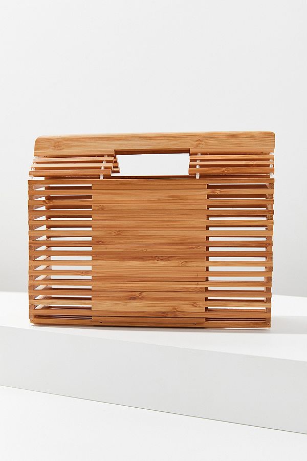 SNTF_Beach Inpired Bags_Caged Bamboo Clutch